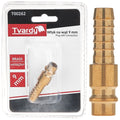 Brass male plug with 9 mm connection