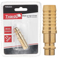 Brass male plug with 13 mm connection