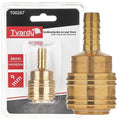Female brass quick coupler with 9 mm connection