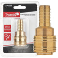 Brass quick coupler with 13 mm connection
