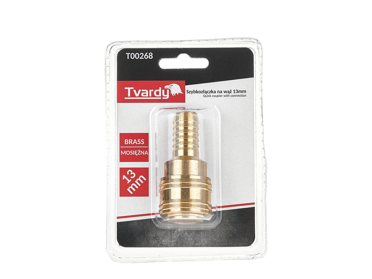 Brass quick coupler with 13 mm connection