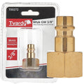 Brass male plug, internal thread 3/8\"