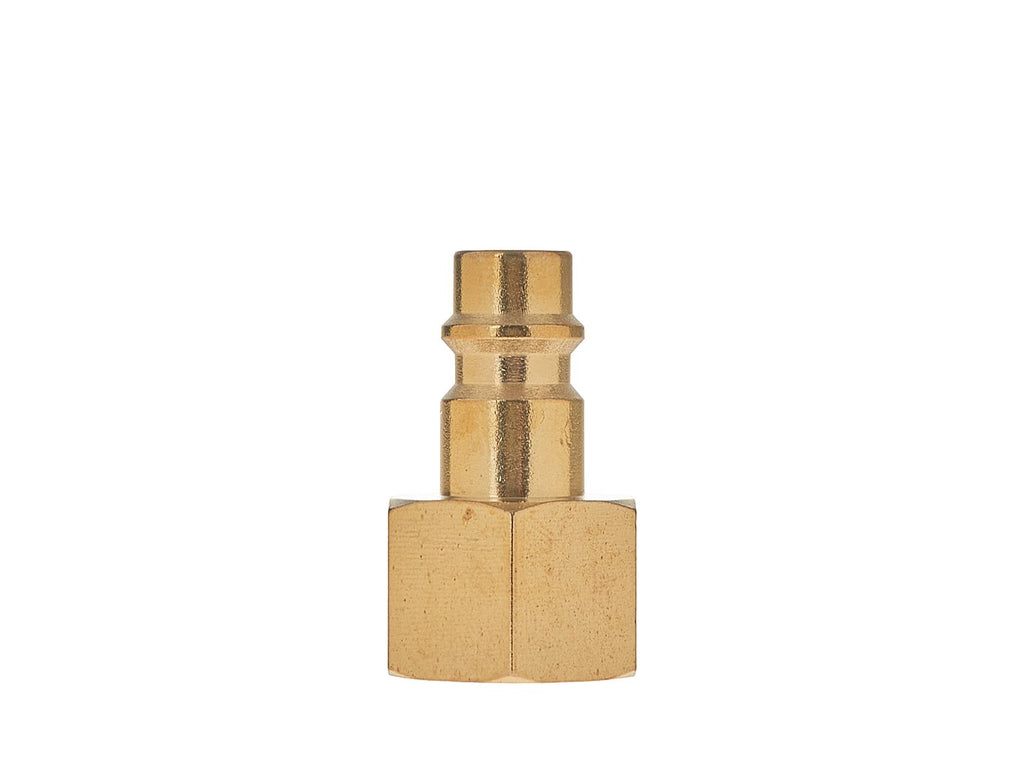 Brass male plug, internal thread 3/8\"