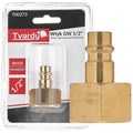 Brass male plug with internal thread 1/2"
