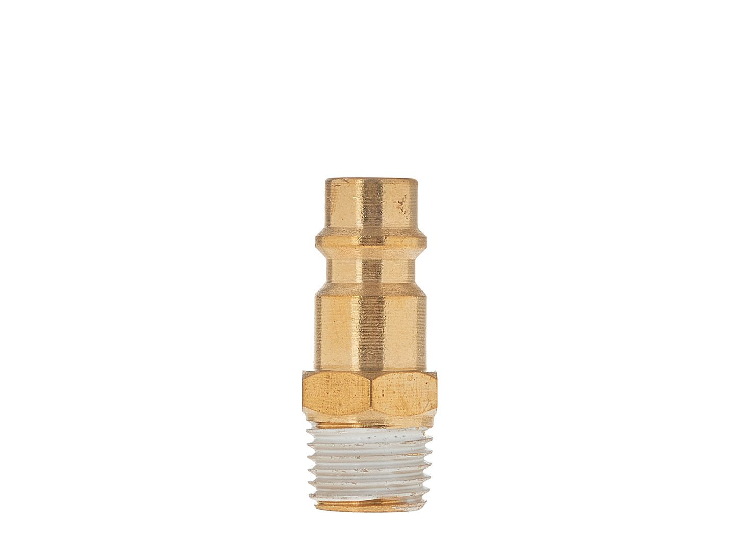 Brass male plug, external thread 1/4"
