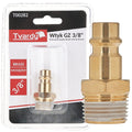 Brass male plug, external thread 3/8"