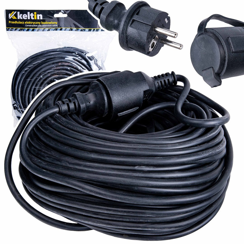 Construction-site extension cable, 30 m, IP44