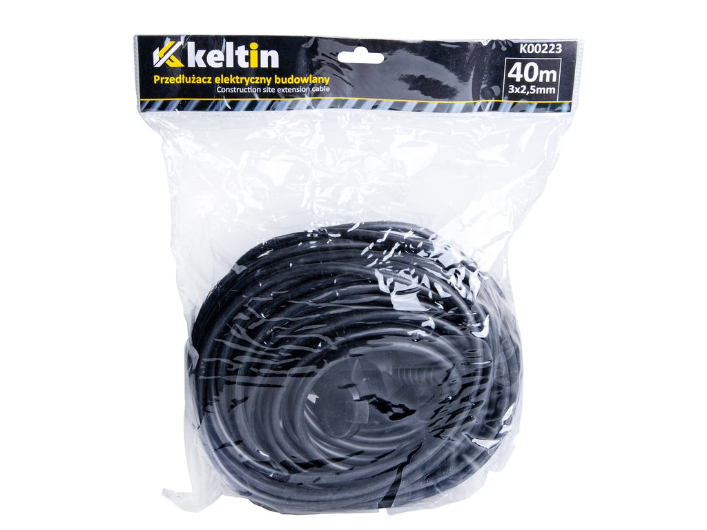 Construction-site extension cable 40 m, IP44