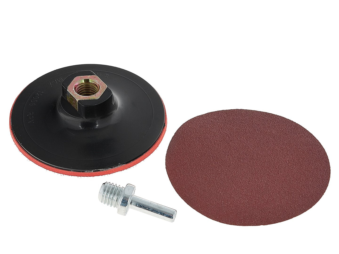 Hook-and-Loop Backing Pad 100 mm M14 with Drill Adapter