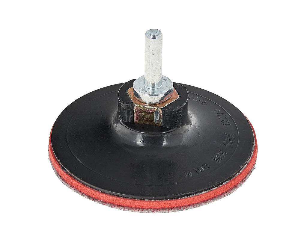 Hook-and-Loop Backing Pad 100 mm M14 with Drill Adapter