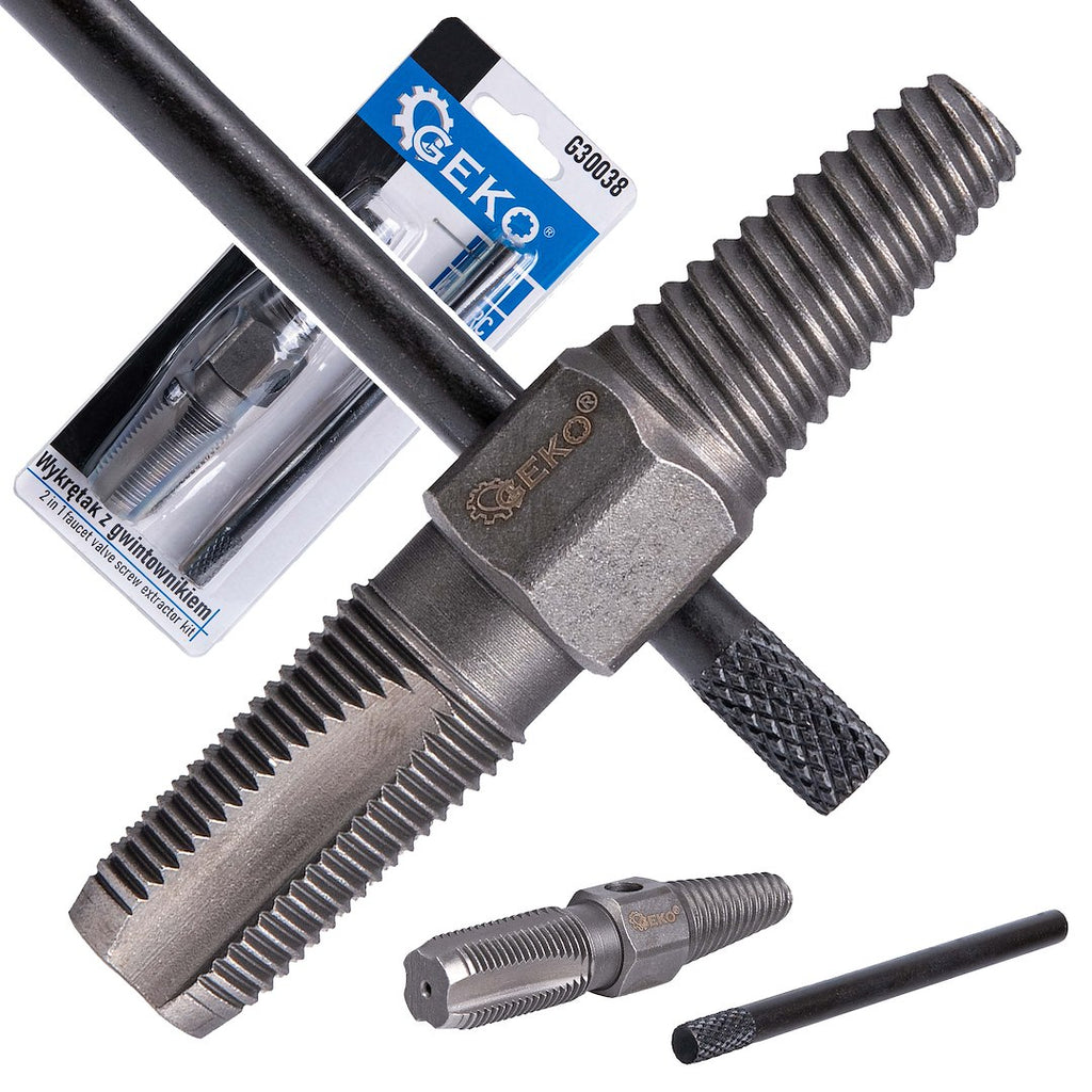 1/2" 2-in-1 Faucet Valve Screw Extractor Kit