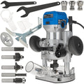 Wood router 710W with power adjustment and base