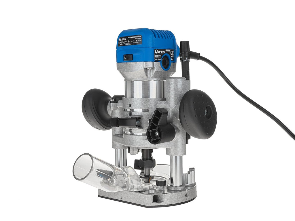 Wood router 710W with power adjustment and base