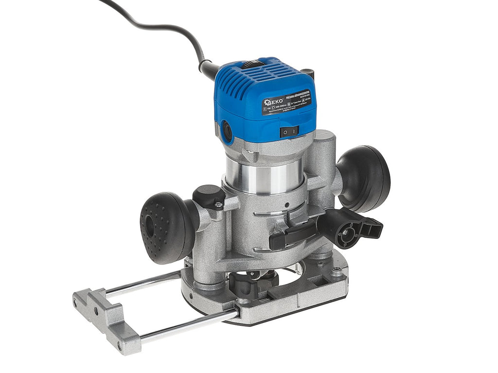 Wood router 710W with power adjustment and base