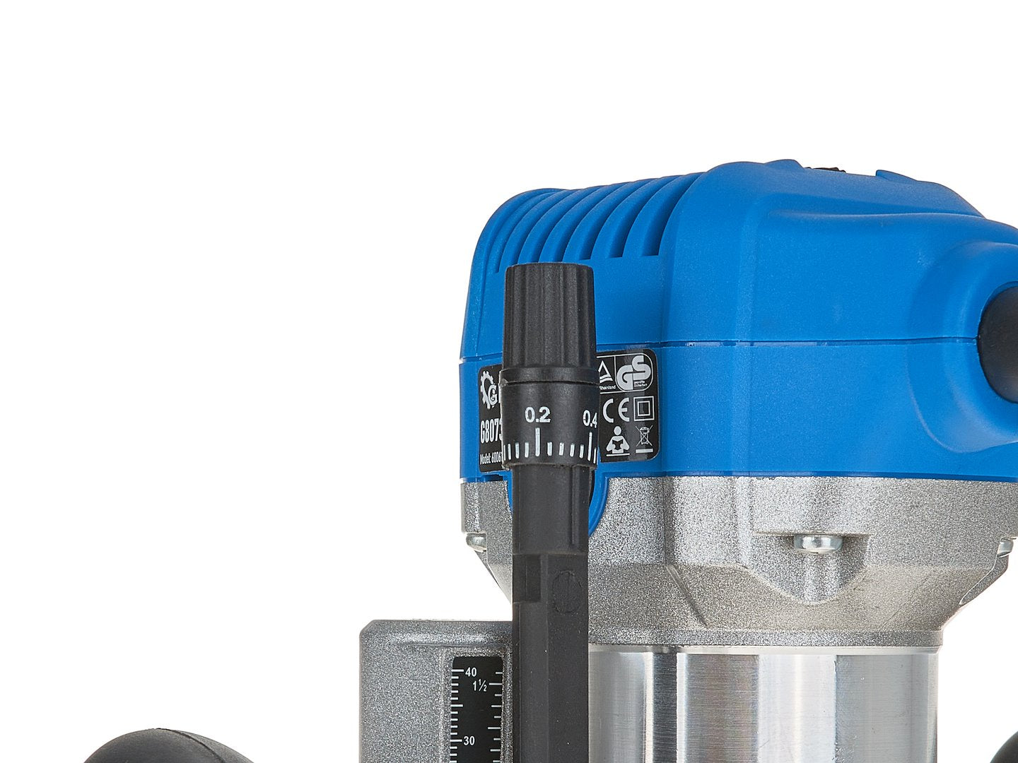 Wood router 710W with power adjustment and base