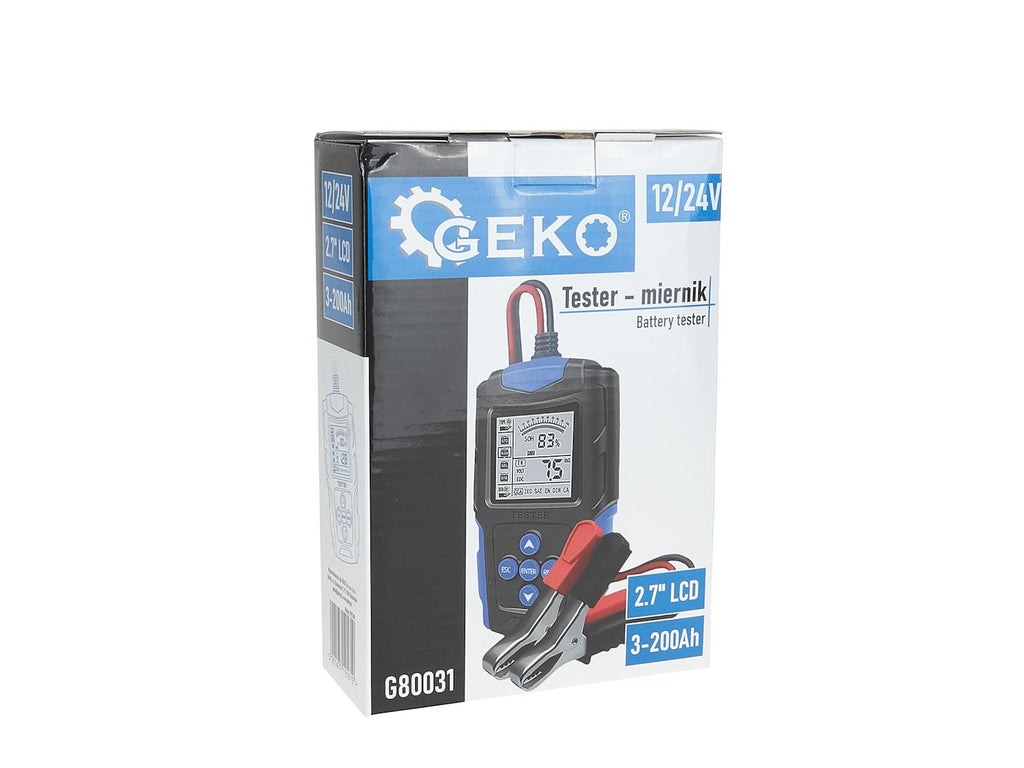 12/24V 3Ah-200Ah LCD Battery Tester
