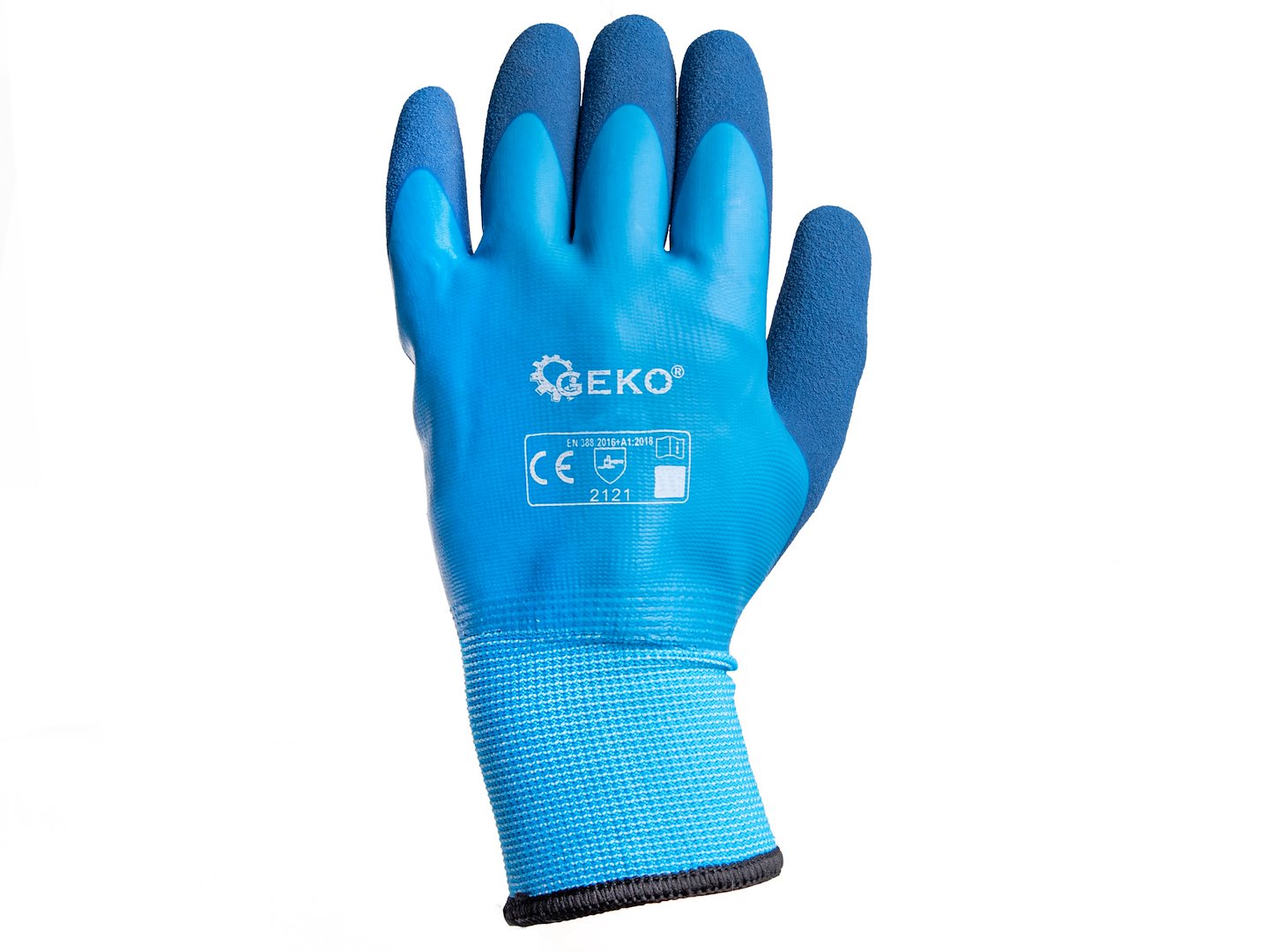 Waterproof thermal winter work gloves, size 11 (cotton/latex) – Pack of 12