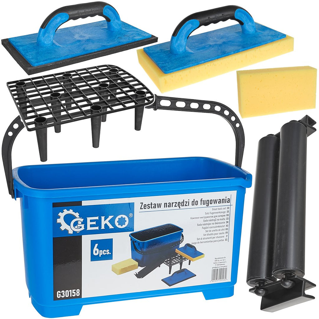 6-piece grout tool set