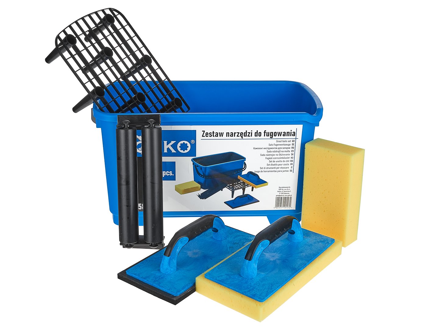 6-piece grout tool set