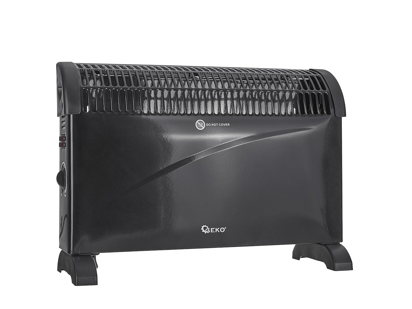 Convector heater with thermostat 2000 W (black)