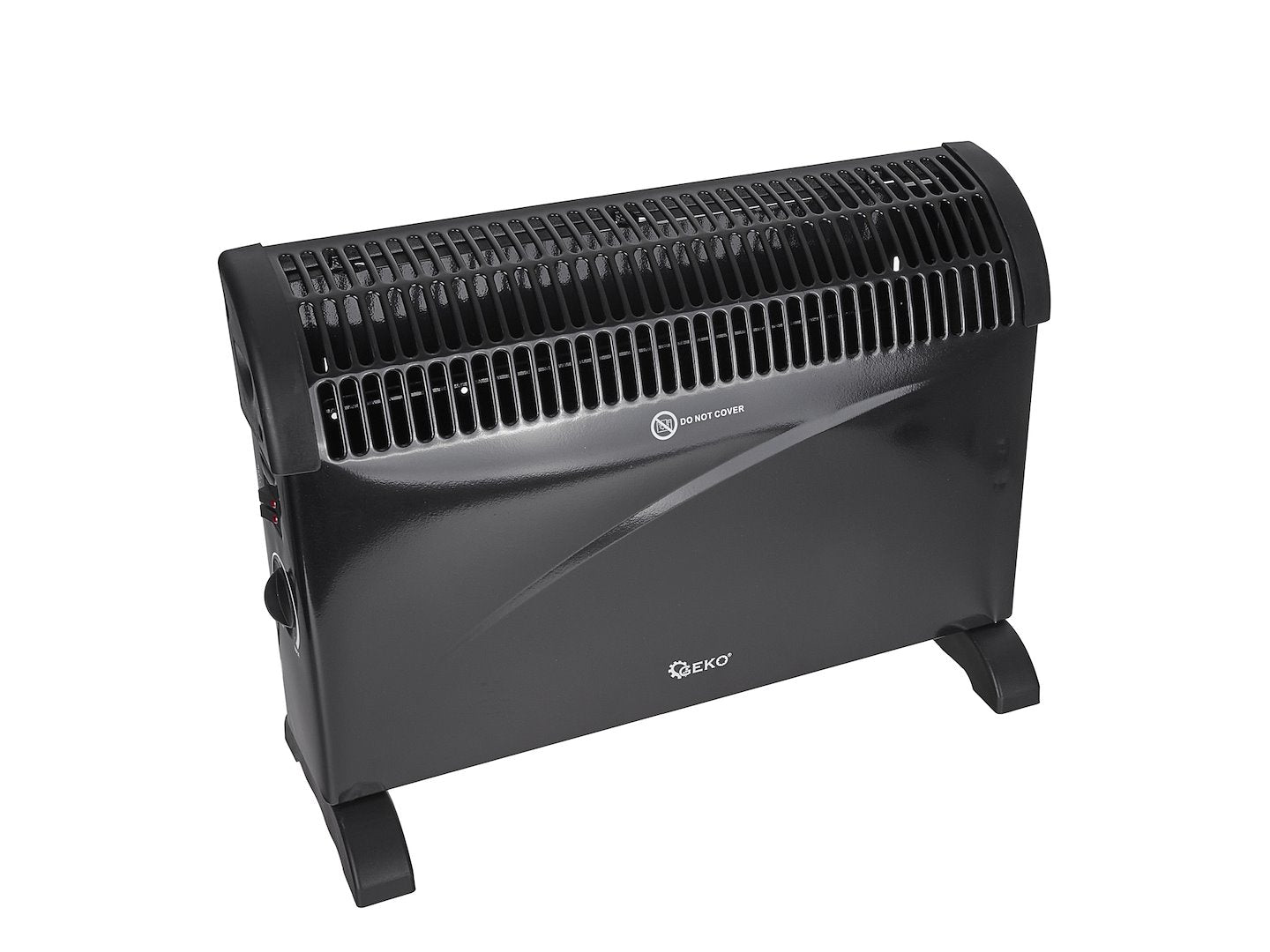Convector heater with thermostat 2000 W (black)
