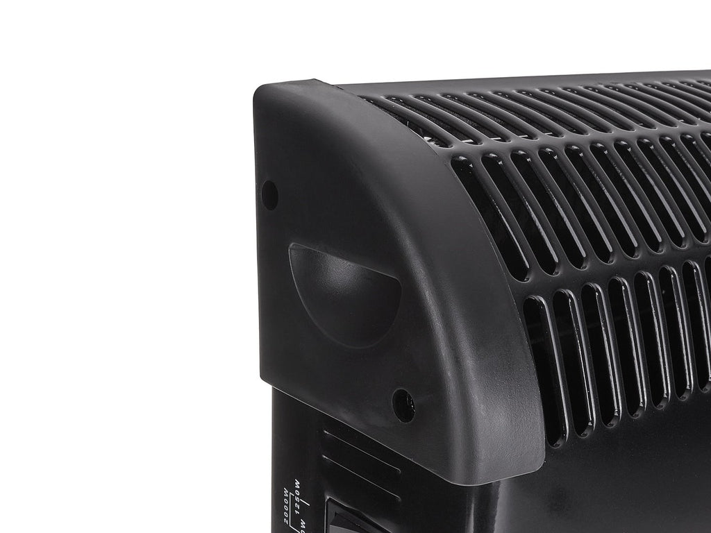 Convector heater with thermostat 2000 W (black)