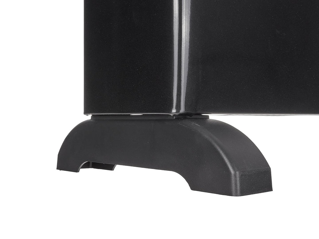 Convector heater with thermostat 2000 W (black)