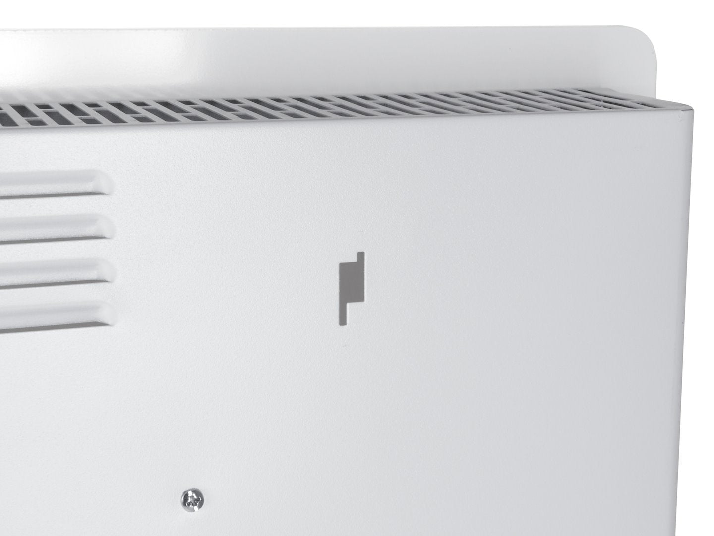 Glass convector heater with LCD, remote control and WiFi — 2500W (White)