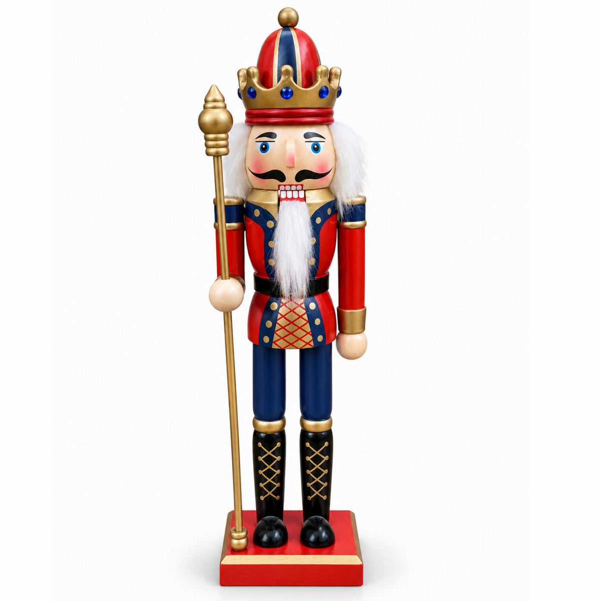 Puidust dekoratiivne pähklipurejafiguur 30 cm Premium RC-K-2714