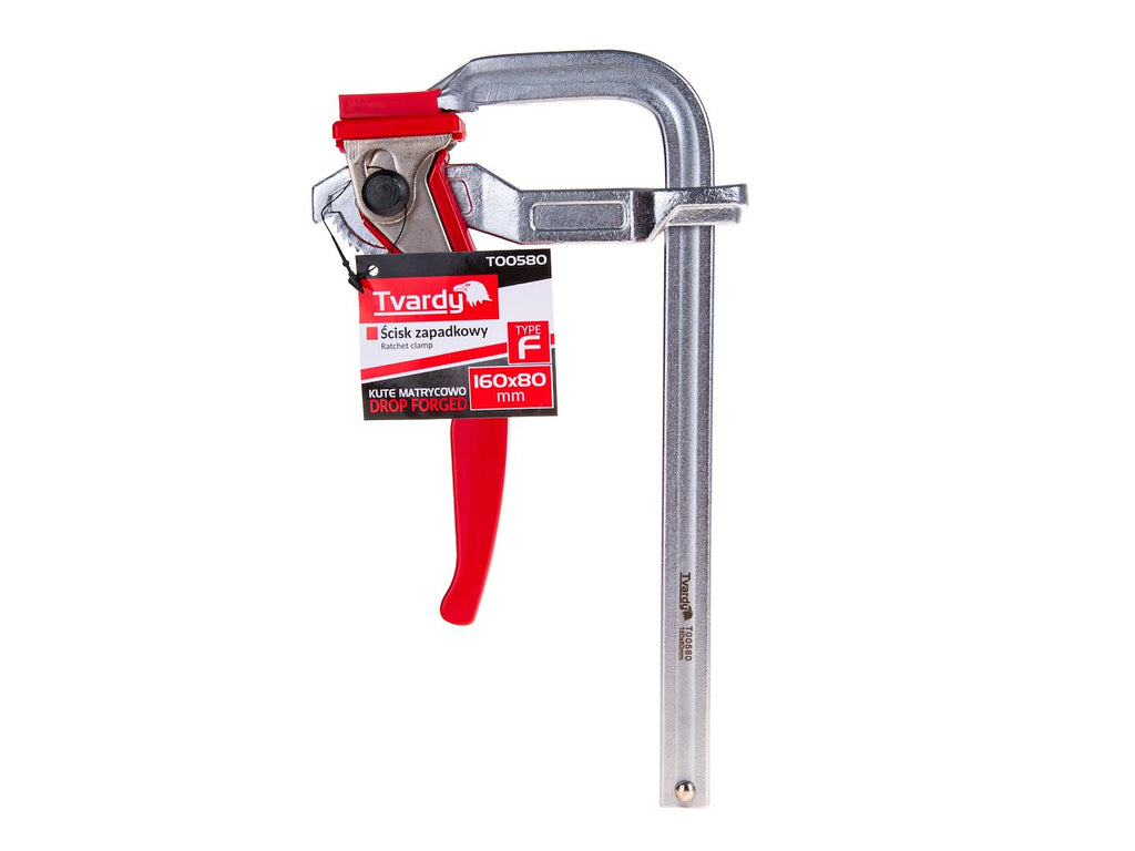 Forged Ratchet F-Type Clamp 160 x 80 mm