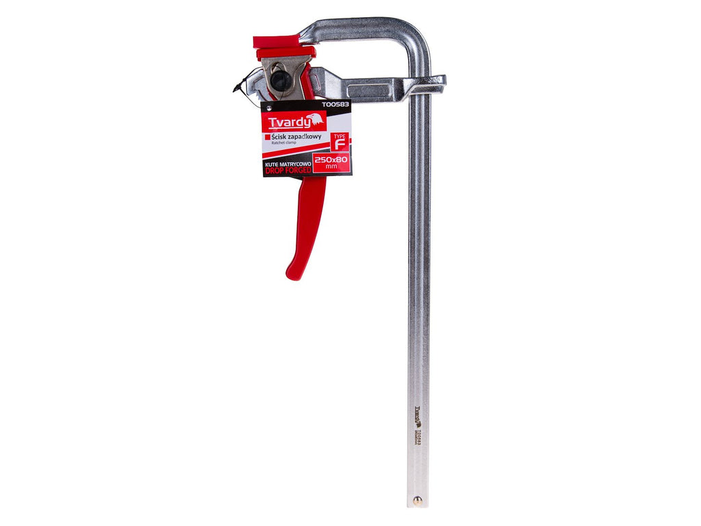 Forged F-type Ratchet Clamp 250x80 mm