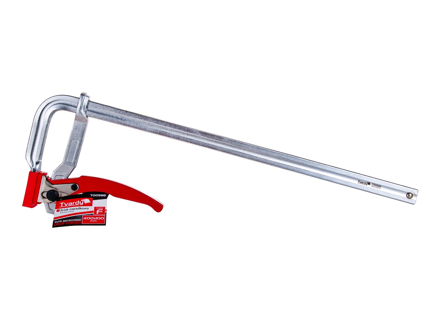 Forged ratchet F-type clamp 400 x 100 mm