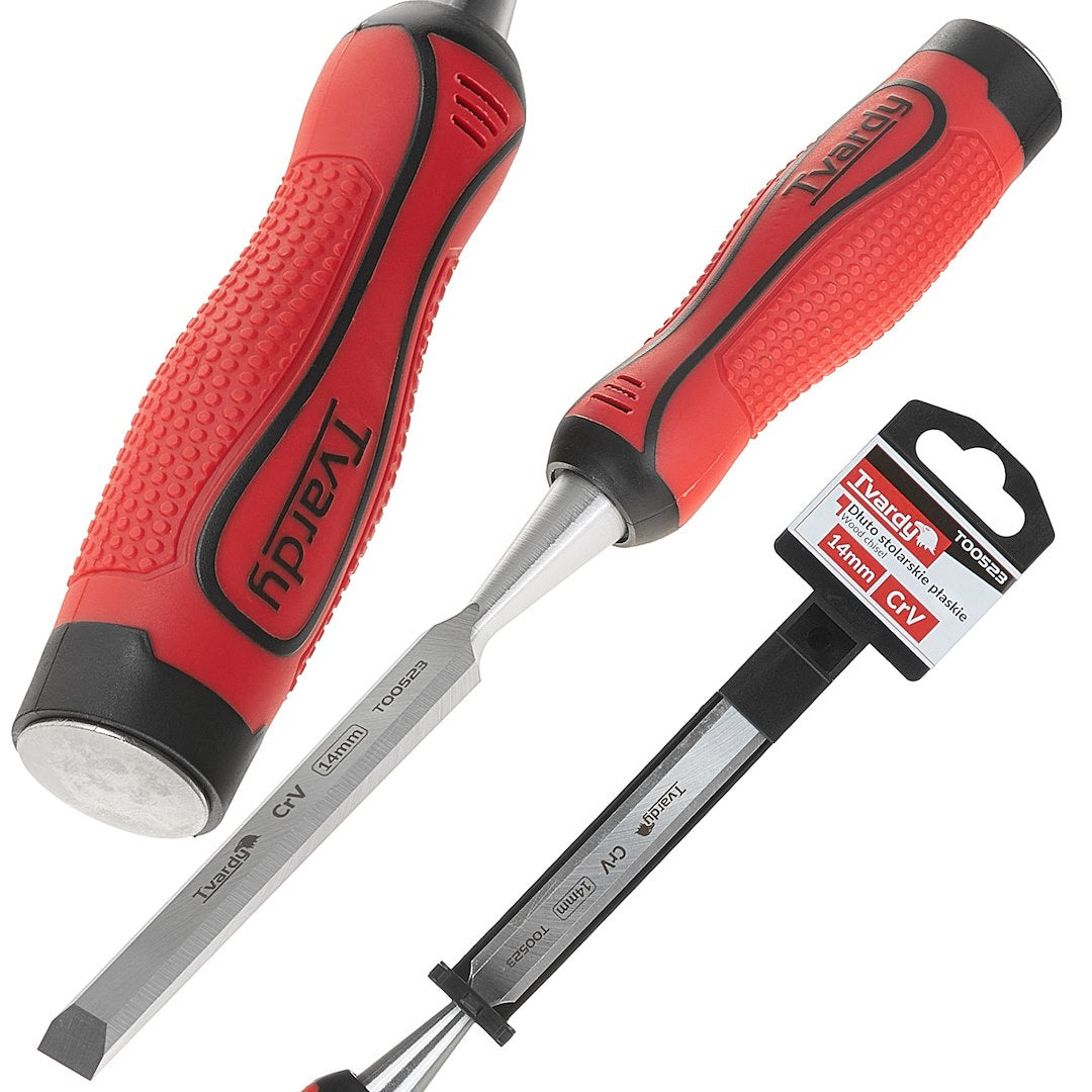 14 mm CrV flat woodworking chisel