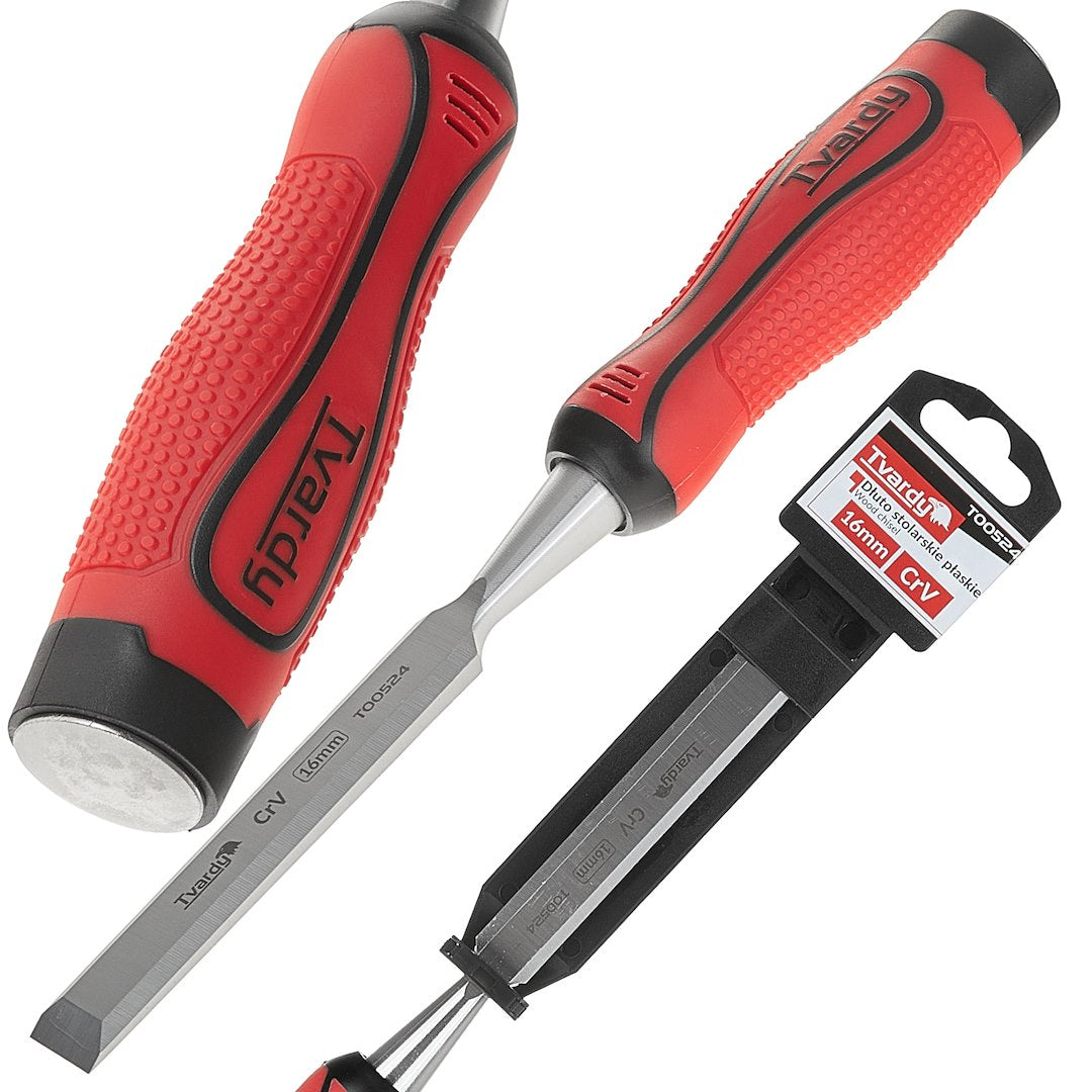16 mm CrV flat woodworking chisel
