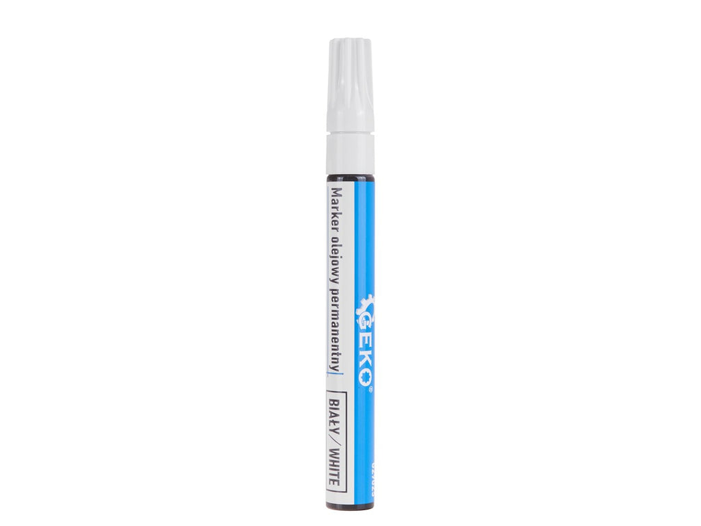 White permanent oil marker – display box – Pack of 24