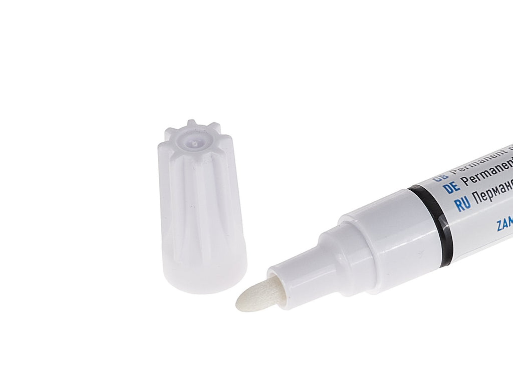White permanent oil marker – display box – Pack of 24