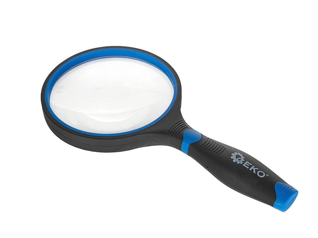 Magnifying glass with TPR handle, 100 mm, 3x