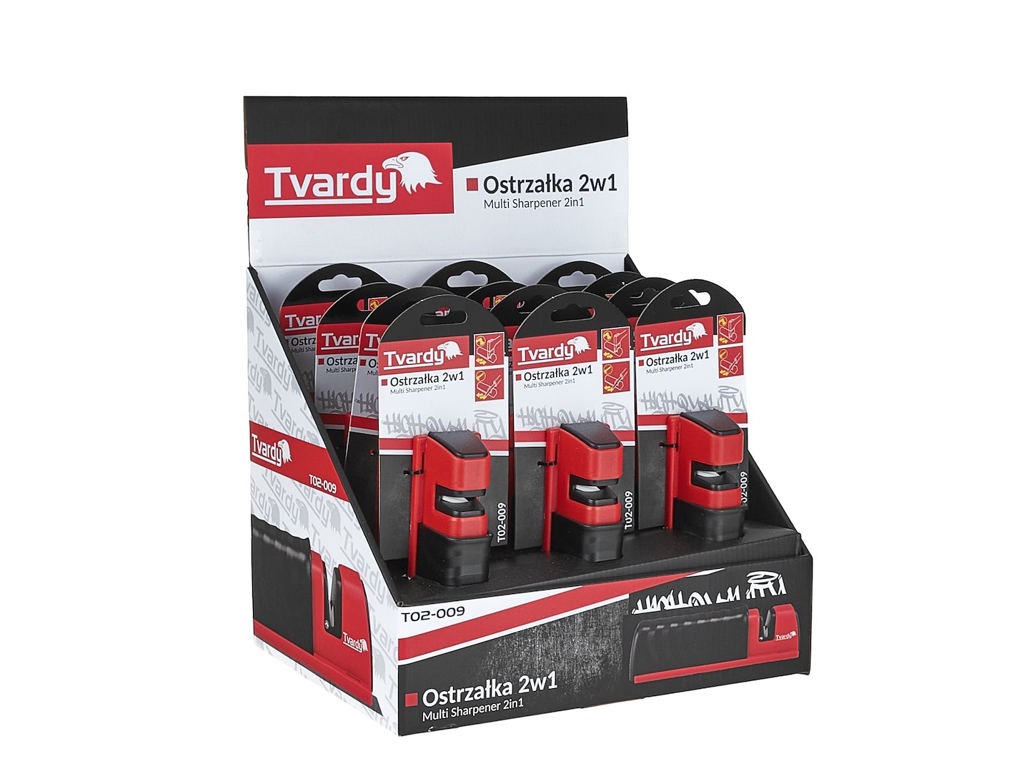 2-in-1 Multi Sharpener – Display Box – Pack of 12