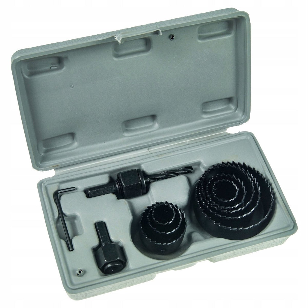11-Piece Hole Saw Set with HM Carbide Edges