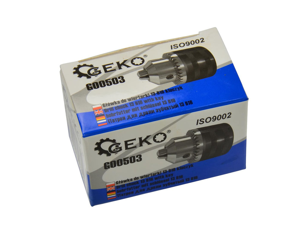 Drill Chuck 1.5–13 mm, B16 Thread, Keyed