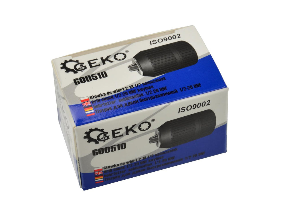 GEKO Keyless Drill Chuck 1.5 - 13 mm, B12 Mount