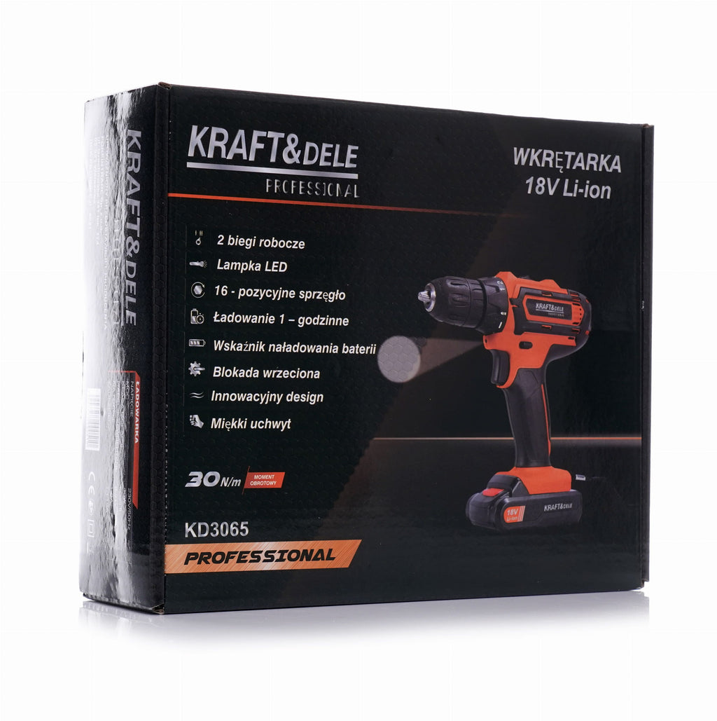 18V Li-Ion trell-kruvikeeraja KD3065 (E16)