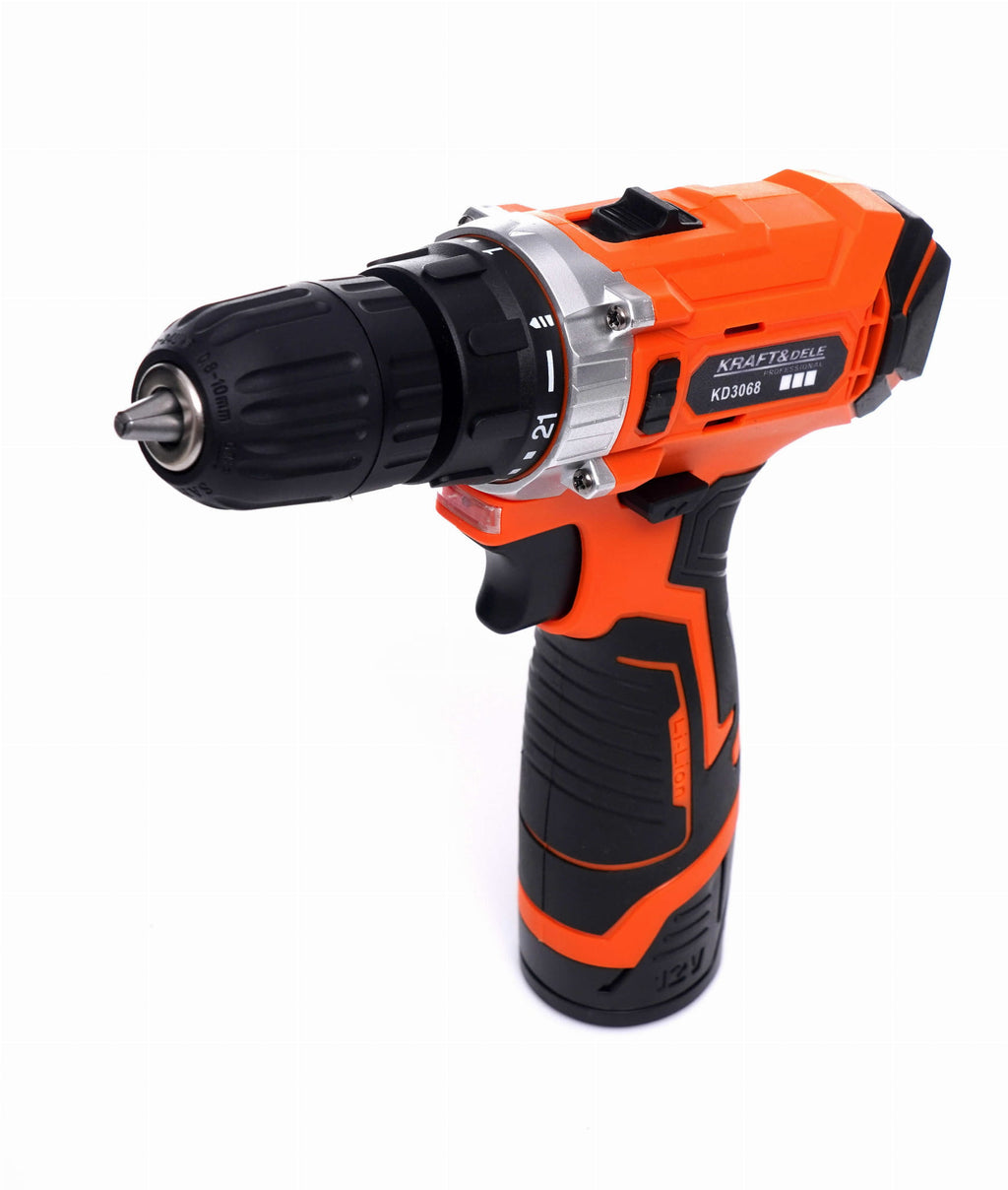 Cordless drill driver 12V Li-ion LCD KD3068