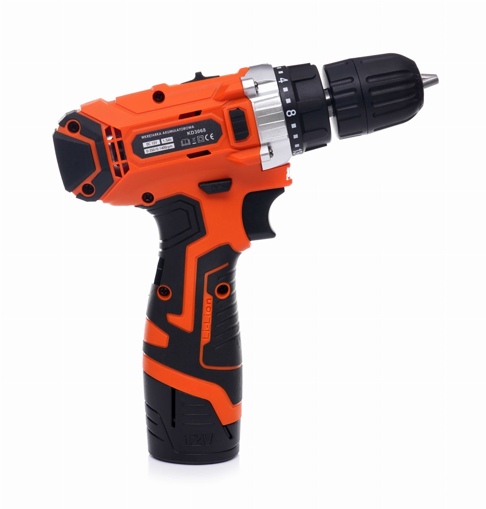 Cordless drill driver 12V Li-ion LCD KD3068