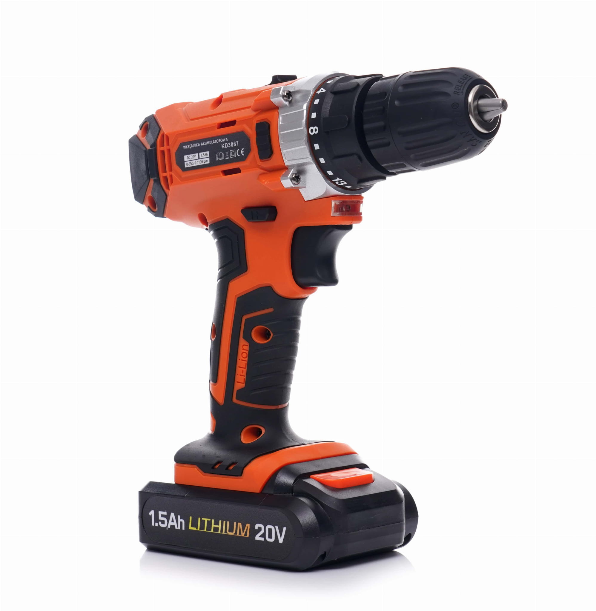 Cordless drill driver 20V Li-ion LCD KD3067