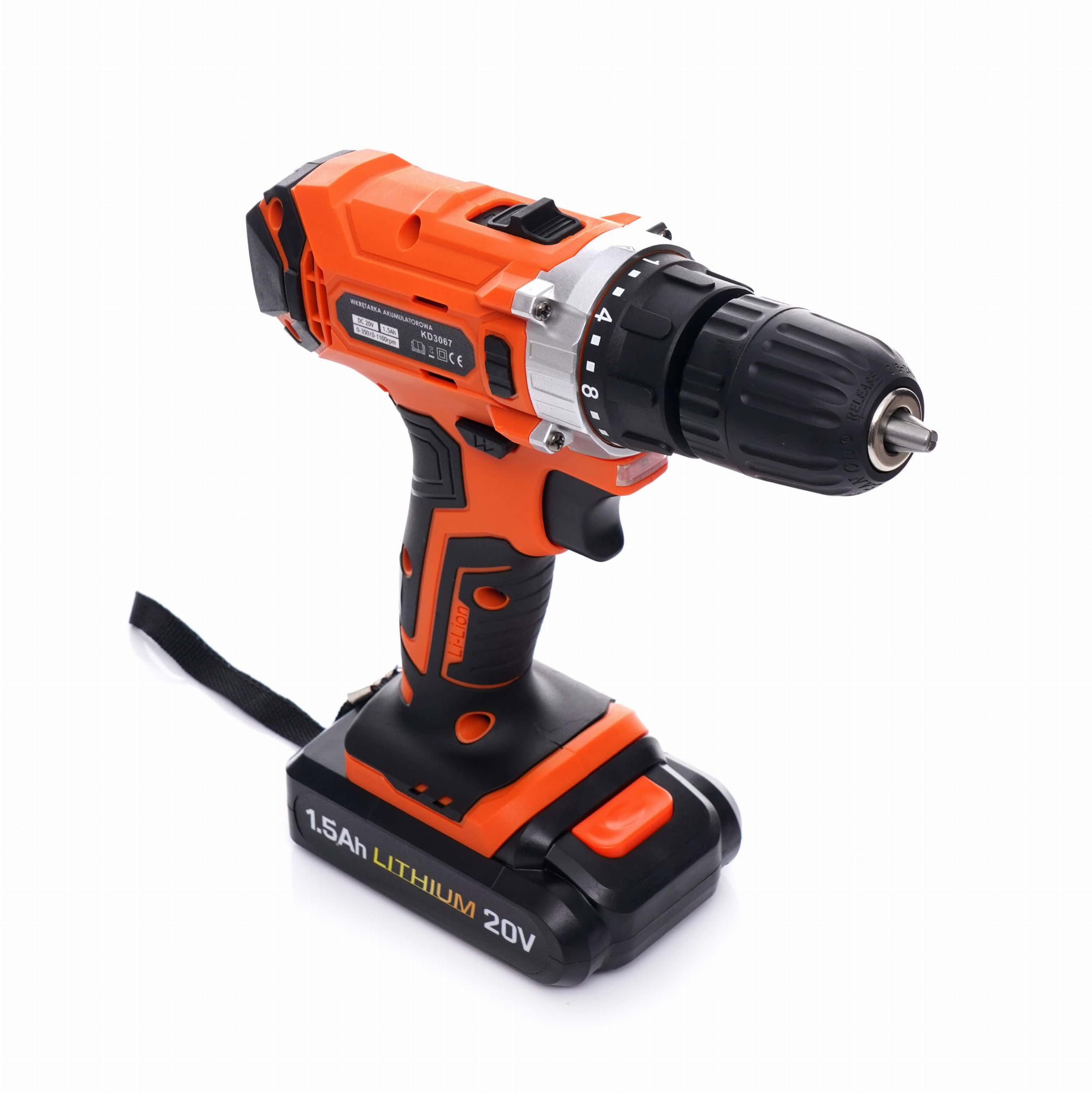 Cordless drill driver 20V Li-ion LCD KD3067