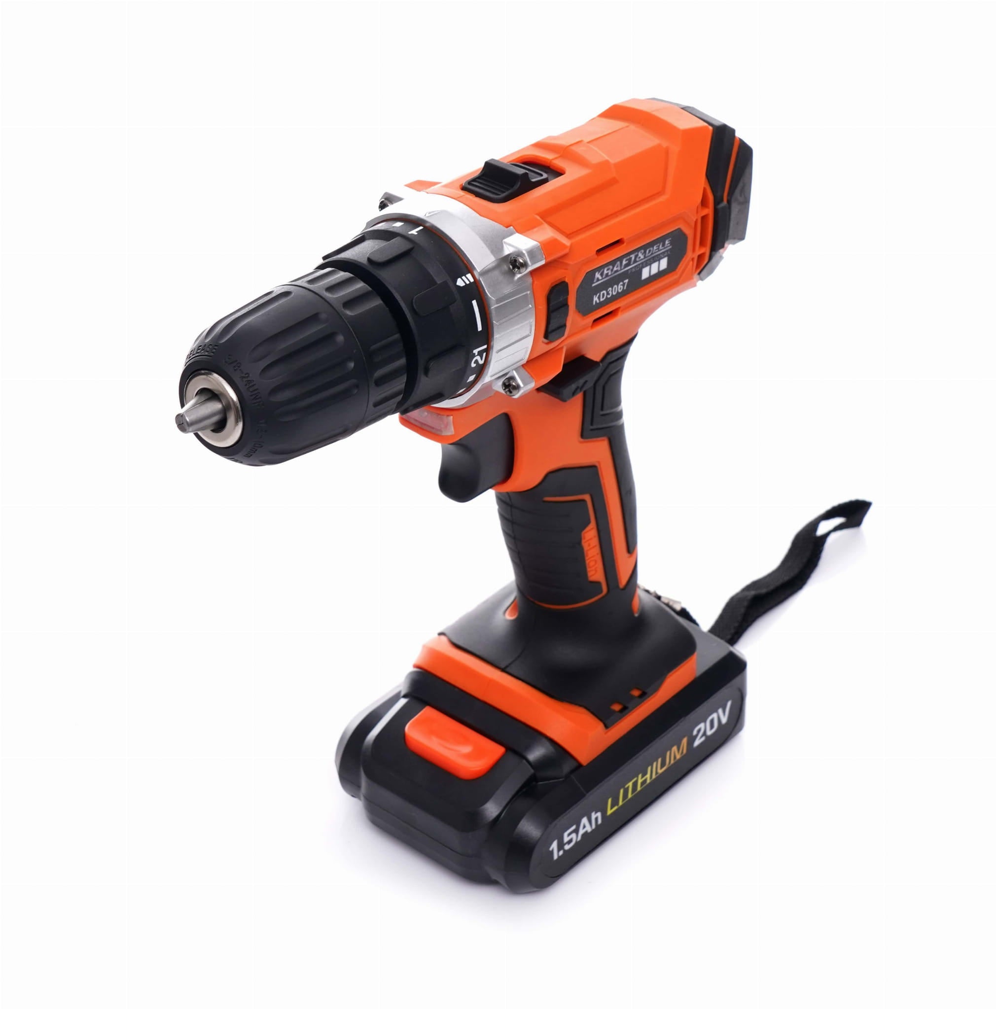 Cordless drill driver 20V Li-ion LCD KD3067