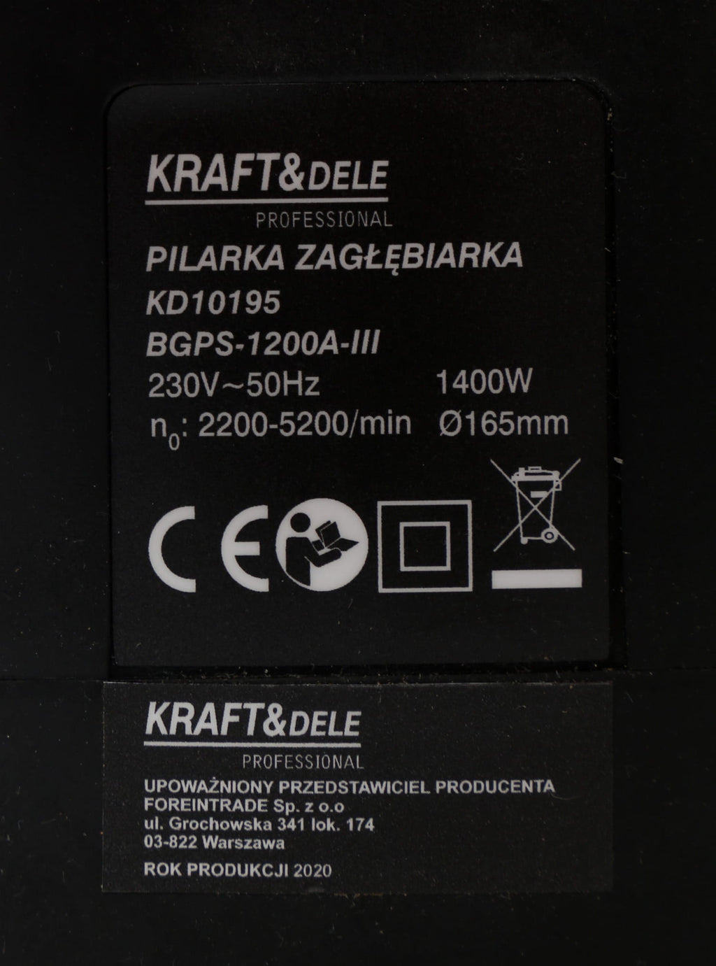 Sukelsaag ketassaag 1400W KD10195