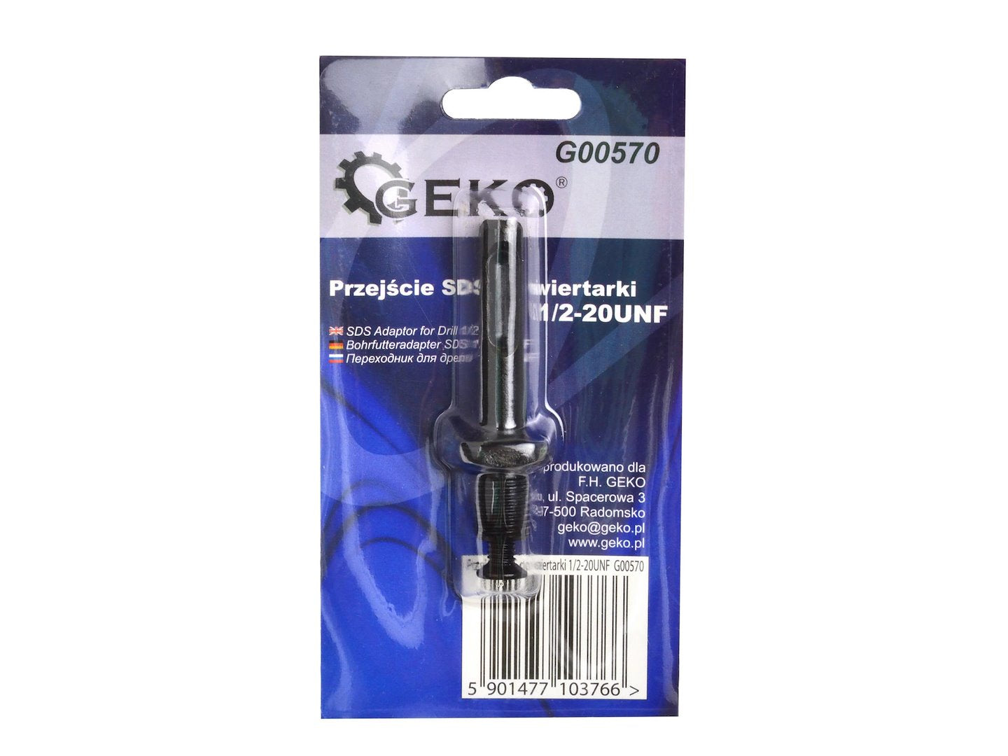 SDS-plus to 1/2"-20 UNF Chuck Adaptor