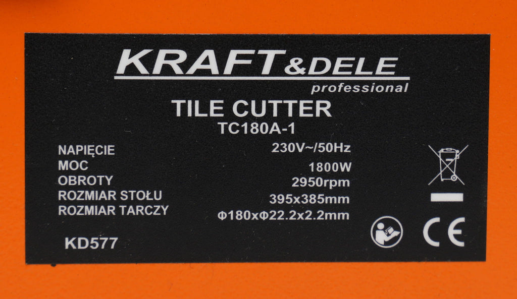 Table saw for tiles 1800W KD577